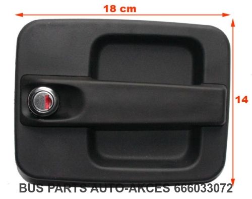 Cassette Setra 315HD driver's door handle with a key
